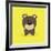 Cute Cartoon Bear-Nestor David Ramos Diaz-Framed Art Print