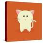 Cute Cartoon Cat-Nestor David Ramos Diaz-Stretched Canvas