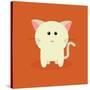 Cute Cartoon Cat-Nestor David Ramos Diaz-Stretched Canvas