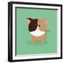 Cute Cartoon Cat-Nestor David Ramos Diaz-Framed Art Print