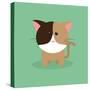 Cute Cartoon Cat-Nestor David Ramos Diaz-Stretched Canvas