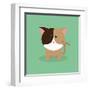 Cute Cartoon Cat-Nestor David Ramos Diaz-Framed Art Print