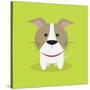 Cute Cartoon Dog-Nestor David Ramos Diaz-Stretched Canvas