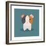 Cute Cartoon Hamster-Nestor David Ramos Diaz-Framed Premium Giclee Print