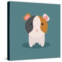 Cute Cartoon Hamster-Nestor David Ramos Diaz-Stretched Canvas