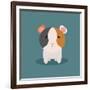 Cute Cartoon Hamster-Nestor David Ramos Diaz-Framed Art Print