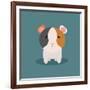 Cute Cartoon Hamster-Nestor David Ramos Diaz-Framed Art Print