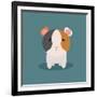 Cute Cartoon Hamster-Nestor David Ramos Diaz-Framed Art Print