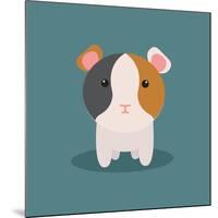 Cute Cartoon Hamster-Nestor David Ramos Diaz-Mounted Art Print