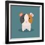 Cute Cartoon Hamster-Nestor David Ramos Diaz-Framed Art Print