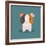 Cute Cartoon Hamster-Nestor David Ramos Diaz-Framed Art Print