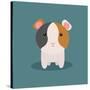 Cute Cartoon Hamster-Nestor David Ramos Diaz-Stretched Canvas