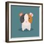 Cute Cartoon Hamster-Nestor David Ramos Diaz-Framed Art Print