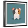 Cute Cartoon Hamster-Nestor David Ramos Diaz-Framed Art Print