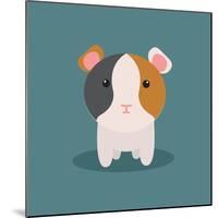 Cute Cartoon Hamster-Nestor David Ramos Diaz-Mounted Art Print