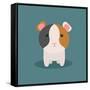 Cute Cartoon Hamster-Nestor David Ramos Diaz-Framed Stretched Canvas