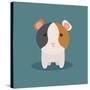 Cute Cartoon Hamster-Nestor David Ramos Diaz-Stretched Canvas