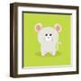 Cute Cartoon Mouse-Nestor David Ramos Diaz-Framed Art Print