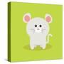 Cute Cartoon Mouse-Nestor David Ramos Diaz-Stretched Canvas