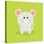 Cute Cartoon Mouse-Nestor David Ramos Diaz-Stretched Canvas