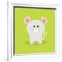 Cute Cartoon Mouse-Nestor David Ramos Diaz-Framed Art Print