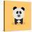 Cute Cartoon Panda-Nestor David Ramos Diaz-Stretched Canvas