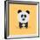 Cute Cartoon Panda-Nestor David Ramos Diaz-Framed Giclee Print