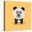 Cute Cartoon Panda-Nestor David Ramos Diaz-Stretched Canvas