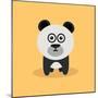 Cute Cartoon Panda-Nestor David Ramos Diaz-Mounted Art Print