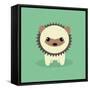 Cute Cartoon Porcupine-Nestor David Ramos Diaz-Framed Stretched Canvas