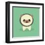 Cute Cartoon Porcupine-Nestor David Ramos Diaz-Framed Art Print