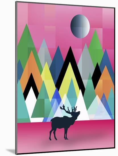 Cute Deer-Mark Ashkenazi-Mounted Giclee Print