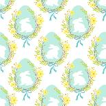 Cute Seamless Hand Drawn Spring Pattern with Primitive Rustic Flowers and Leaves-Cute Designs-Art Print