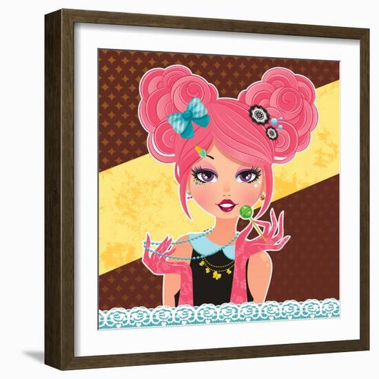 Cute Fashion-ayelet keshet-Framed Art Print