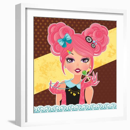 Cute Fashion-ayelet keshet-Framed Art Print