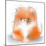 Cute Fluffy Persian Cat-Elena Barenbaum-Mounted Art Print