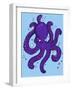 Cute Goofy Octopus-Lauren Ramer-Framed Giclee Print