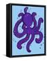 Cute Goofy Octopus-Lauren Ramer-Framed Stretched Canvas