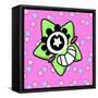 Cute Green Star-Andrea Buenfil-Framed Stretched Canvas
