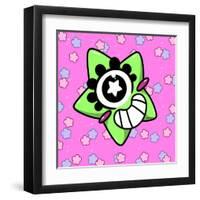 Cute Green Star-Andrea Buenfil-Framed Art Print