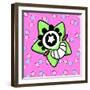 Cute Green Star-Andrea Buenfil-Framed Art Print