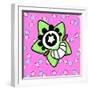 Cute Green Star-Andrea Buenfil-Framed Art Print