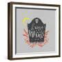 Cute Halloween I Neutral-Becky Thorns-Framed Art Print