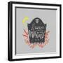 Cute Halloween I Neutral-Becky Thorns-Framed Art Print