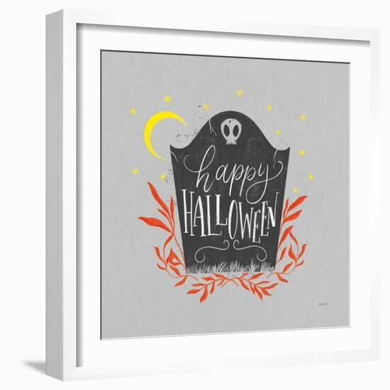 Cute Halloween I Neutral-Becky Thorns-Framed Art Print