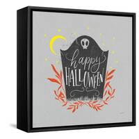 Cute Halloween I Neutral-Becky Thorns-Framed Stretched Canvas
