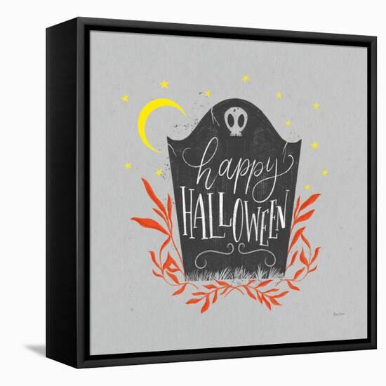 Cute Halloween I Neutral-Becky Thorns-Framed Stretched Canvas