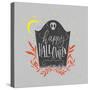 Cute Halloween I Neutral-Becky Thorns-Stretched Canvas