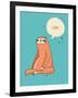 Cute Hand Drawn Sloths, Funny Vector Illustrations, Poster and Greeting Card-Marish-Framed Art Print