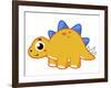 Cute Illustration of a Stegosaurus-Stocktrek Images-Framed Photographic Print